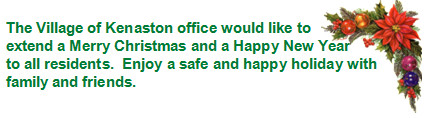 Village of Kenaston Xmas message 2016
