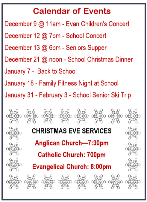 December Events